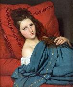 Joseph-Desire Court Woman Reclining on a Divan Spain oil painting artist